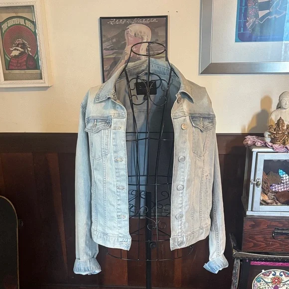 Banana Republic Denim Jacket with mermaid - Picture 2 of 3